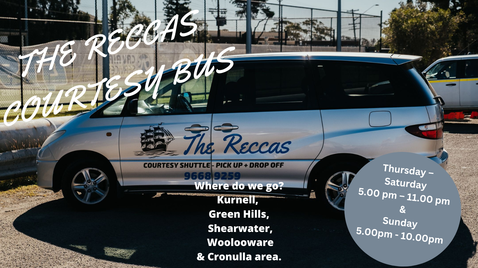 Courtesy Bus - Kurnell Community Sports Recreation Club